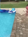 Kids Pool Dive Epic Fail GIF