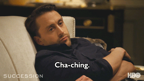 Kieran Culkin Bored Cha Ching GIF