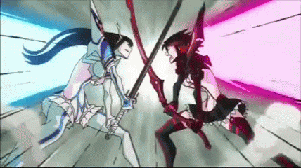 Kill La Kill Kiryuin And Ryuko Explosion GIF