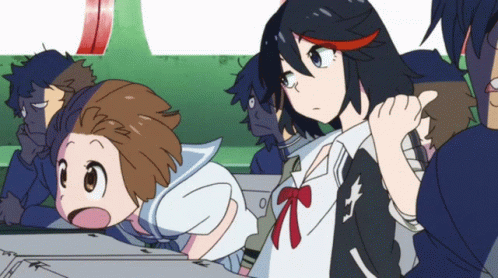 Kill La Kill Mako And Ryuko GIF