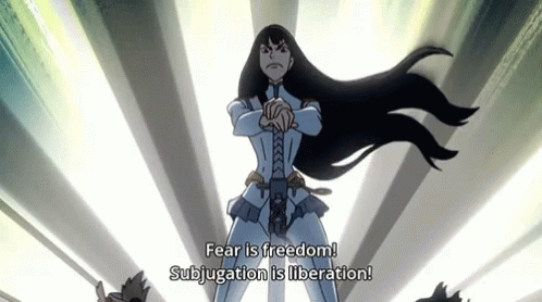 Kill La Kill Fear Is Freedom GIF