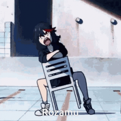 Kill La Kill Ryuko Shouting GIF