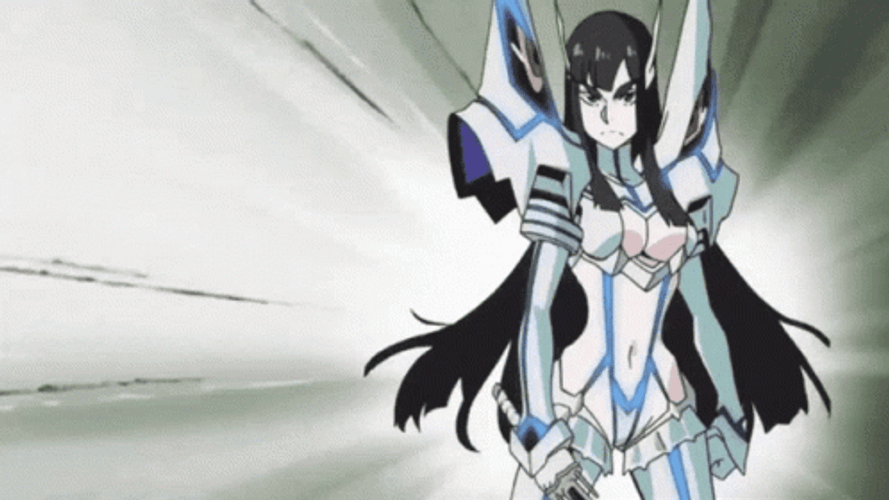 Kill La Kill Kiryuin And Ryuko Fighting GIF