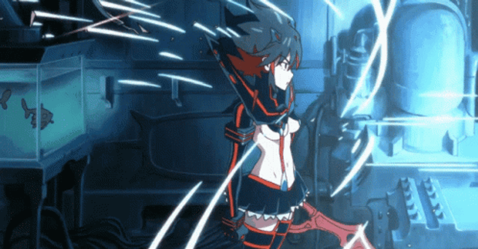 Kill La Kill Ryuko In Battle GIF