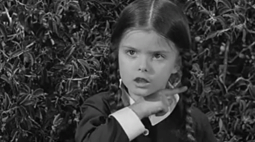 Kill Wednesday Addams Throat Slit Gesture GIF