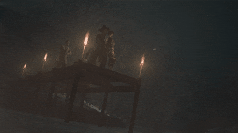 Killer Drowns Victim Pushing Over The Edge GIF