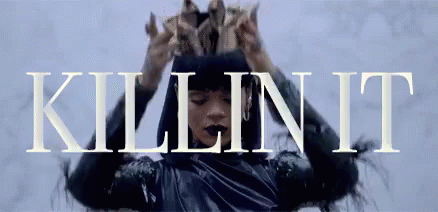 Legendary Rihanna Killing It GIF