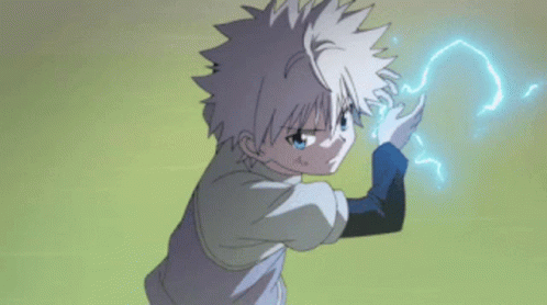 Killua Pfp Electric Attack GIF