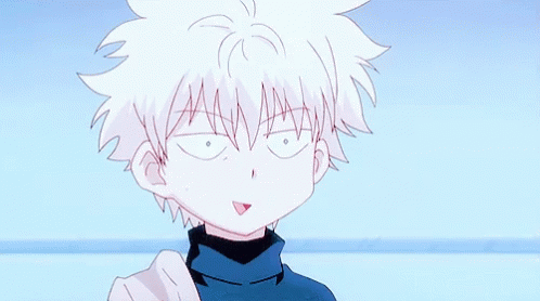 Killua Pfp Poker Face GIF