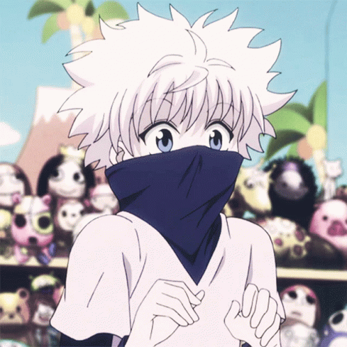 Killua Pfp Remove Facemask GIF