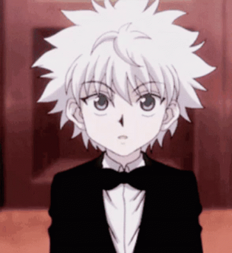 Killua Pfp Wearing Tuxedo GIF