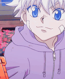 Killua Zoldyck Curious & Happy GIF