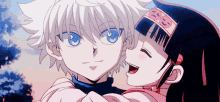 Killua Zoldyck Getting A Kiss GIF