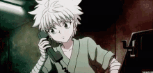 Killua Zoldyck Getting Shouted At GIF
