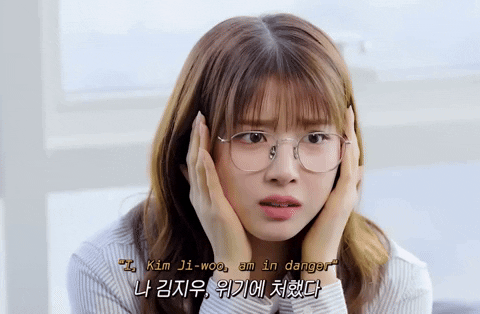 Kim Jiwoo Im In Danger GIF