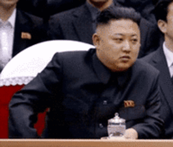 Kim Jong Un Clapping During Pres Con GIF