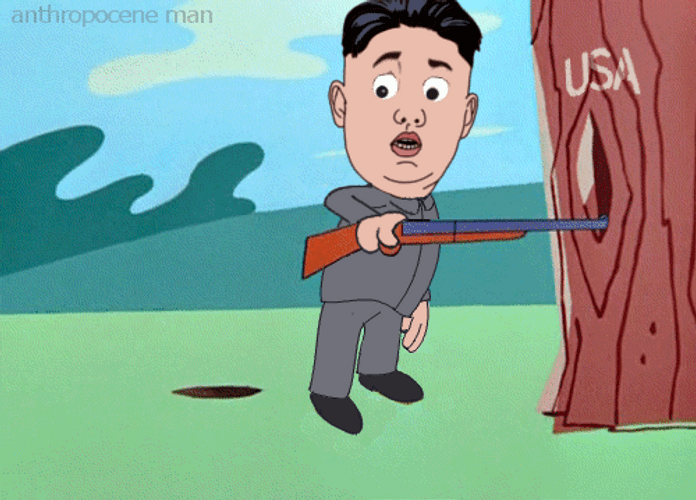 Kim Jong Un Funny Cartoon GIF 