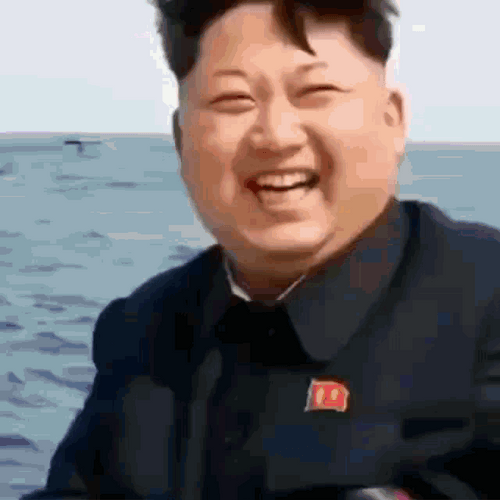 Kim Jong Un Smile Compilation GIF