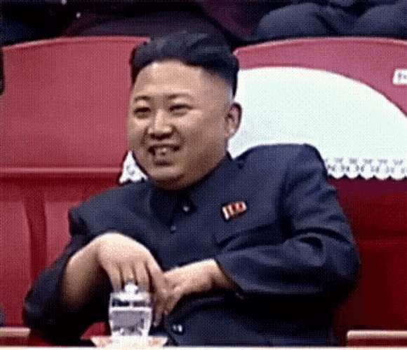 Kim Jong Un Smiling And Waving GIF