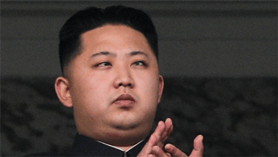 Kim Jong Un Unsynchronized Eyes GIF