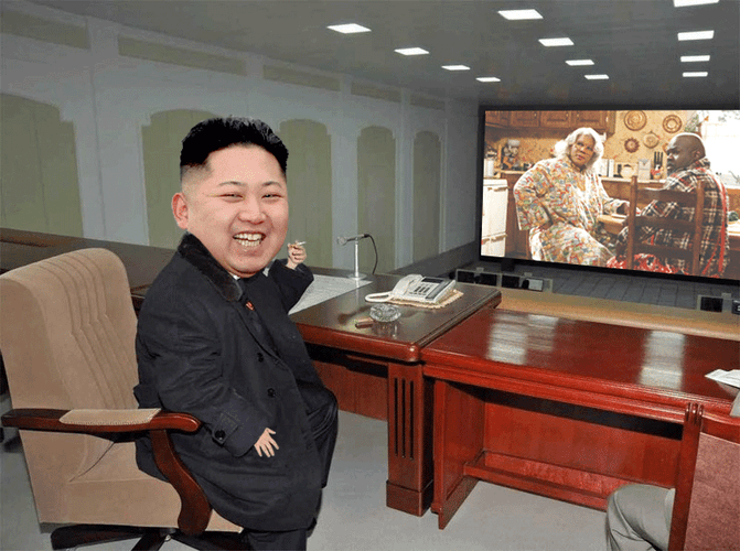 Kim Jong Un Watching Television GIF