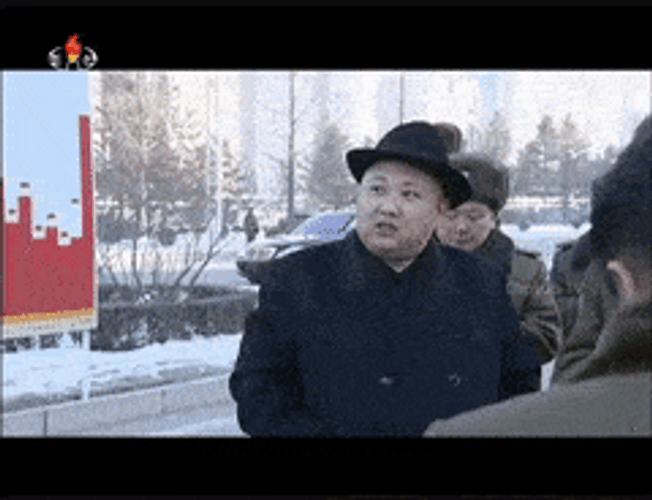 Kim Jong Un Wearing A Hat GIF