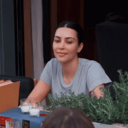 Kim K Party Hands Up GIF