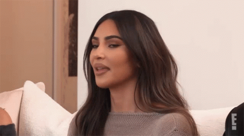 Kim K Saying Yeah GIF