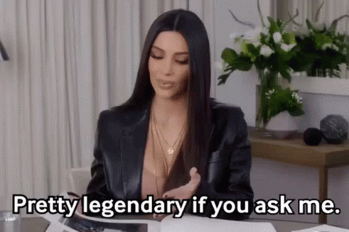 Kim Kardashian Legendary GIF