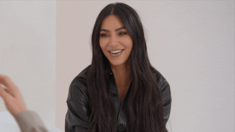 Kim Kardashian Pretty Laugh GIF