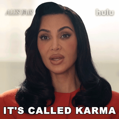 Kim Kardashian Says It's Called Karma GIF