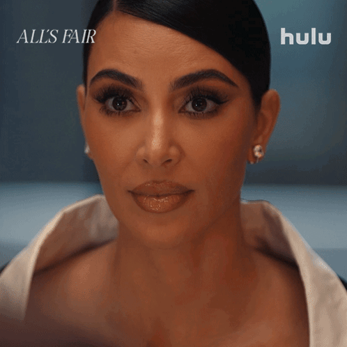 kim kardashian says " now tell us your story " in an ad for all 's fair