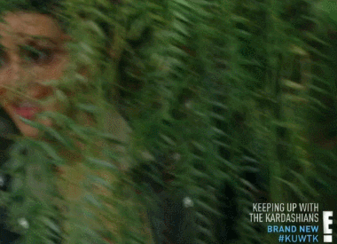 Kim Kardashian Watching And Looking Something GIF