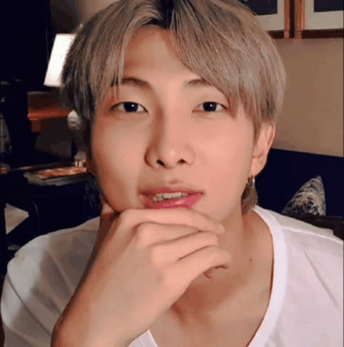 Kim Nam-joon Big Smile GIF