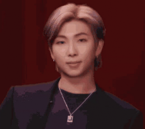 Kim Nam-joon Nodding GIF