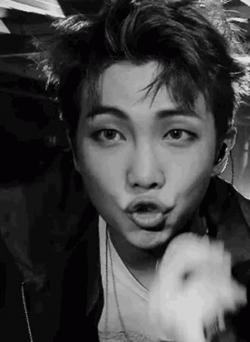 Kim Nam-joon Smiling GIF