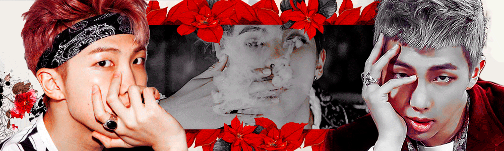 Kim Nam-joon Smoking GIF