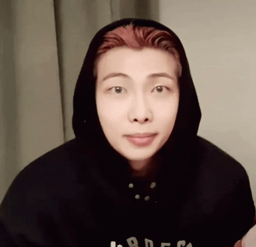 Kim Namjoon Squint Look GIF