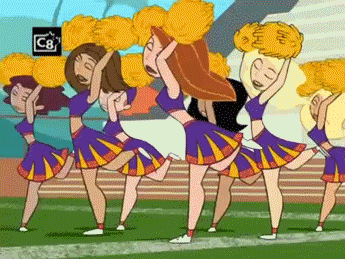Kim Possible Cheering Squad GIF