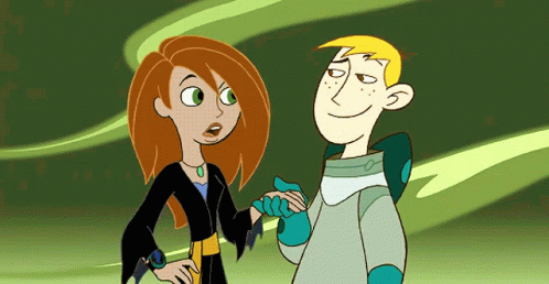 Kim Possible Hugging Ron Stoppable GIF