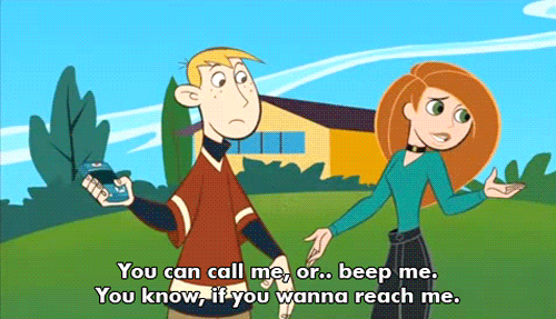 Kim Possible Letting Ron Call Her GIF
