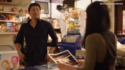 Kim's Convenience Store Just Saying Hi GIF