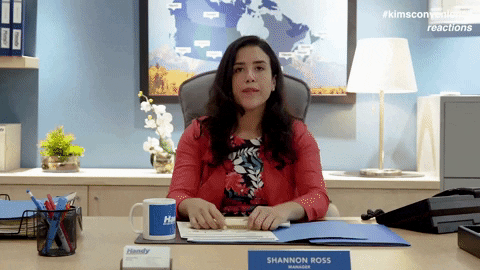 Kim's Convenience Throwing Papers GIF