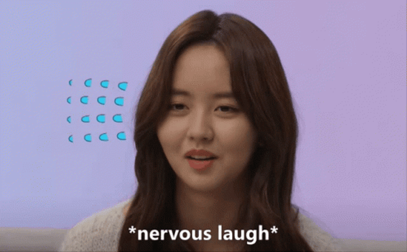 Kim So-Hyun Nervous Laugh GIF