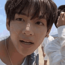 Kim Taehyung Kissing Camera GIF