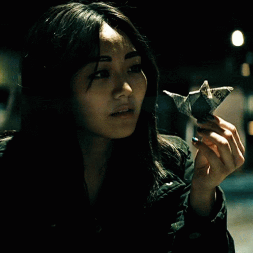 Kimiko Intently Observing GIF