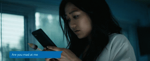 Kimiko Reading A Message GIF