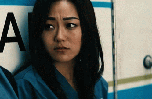 Kimiko Sad Eyes Looking Up GIF