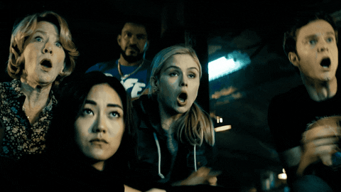 Kimiko With Friends Is Shock GIF