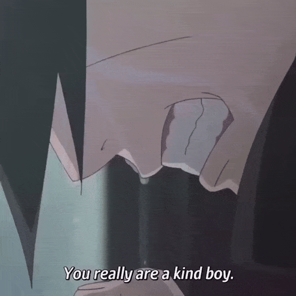 Kind Sasuke Uchiha Sobbing Silently GIF